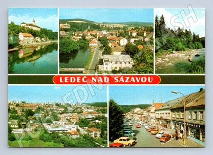 Pohlednice Ledeč nad Sázavou koláž motivů (M24104)