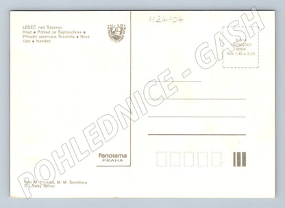 Pohlednice Ledeč nad Sázavou koláž motivů (M24104)