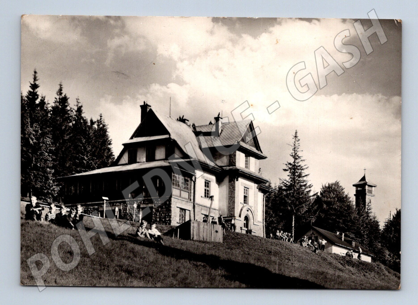 Pohlednice Kozubová chata Beskydy 1948 (M24114)