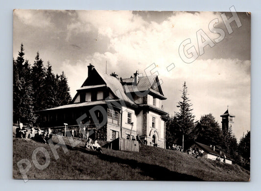 Pohlednice Kozubová chata Beskydy 1948 (M24114)