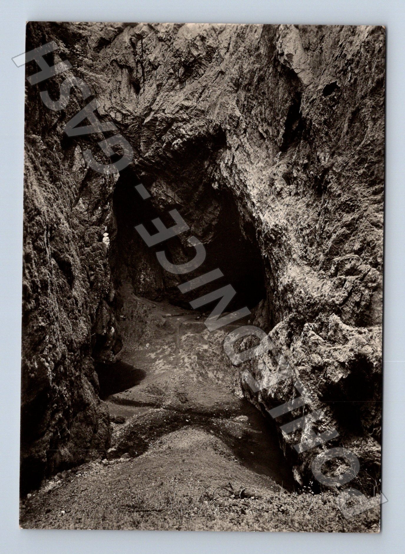 Pohlednice Moravský Kras Macocha propast 1941 (M24116)