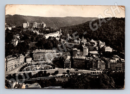 Pohlednice Karlovy Vary Leninovo náměstí 1956 (M24119)