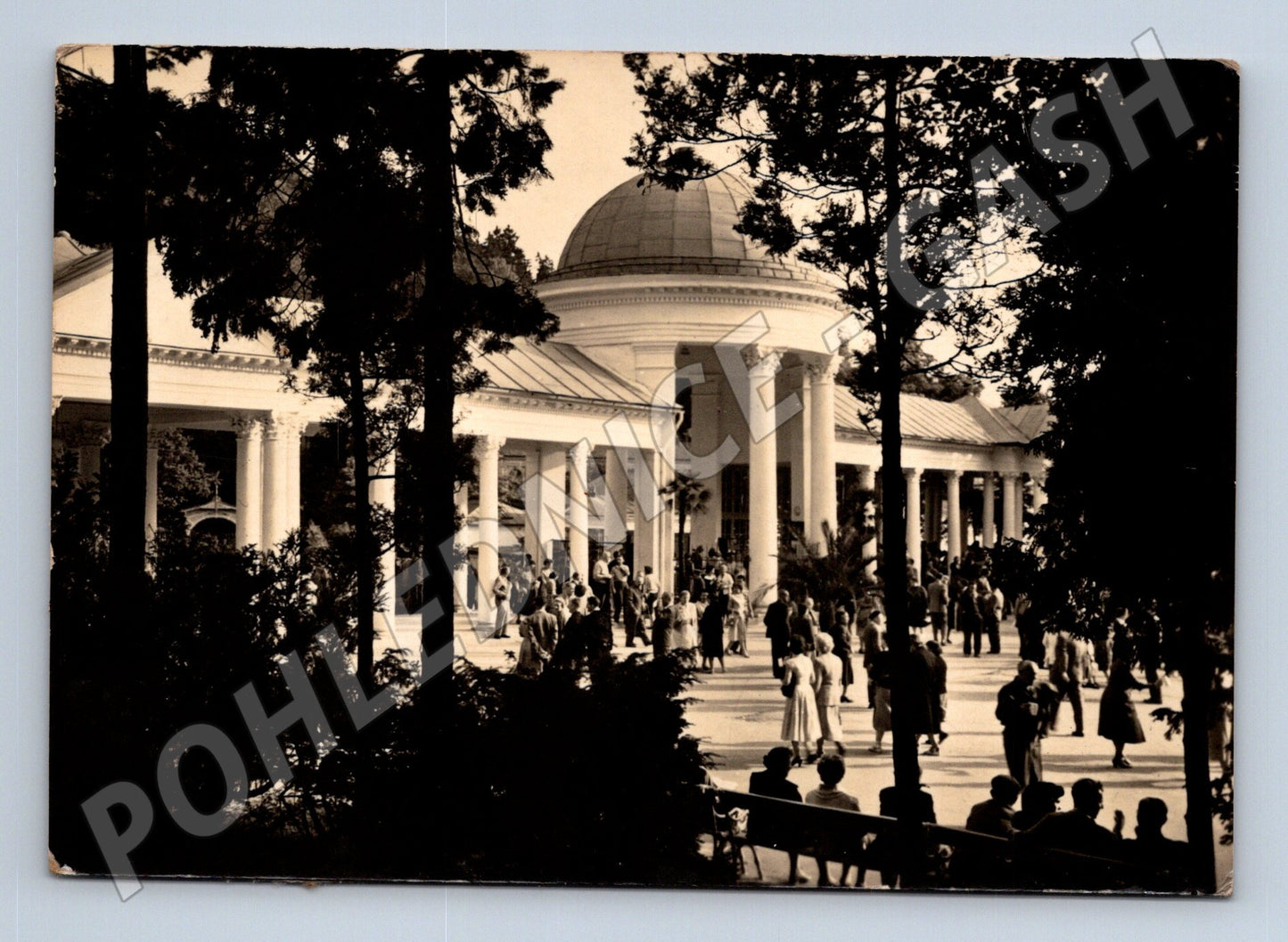 Pohlednice Mariánské Lázně Rudolfův pramen 1964 (M24120)