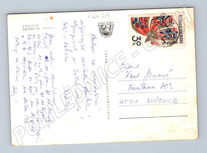 Pohlednice Třebíč Bazilika sv. Prokopa cca 1960 (M24129)