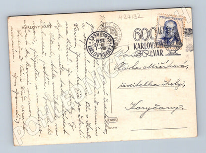 Pohlednice Karlovy Vary celkový pohled 1958 (M24132)