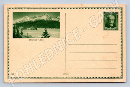 Pohlednice Štrbské pleso ČSR TG Masaryk čistá (M2414)