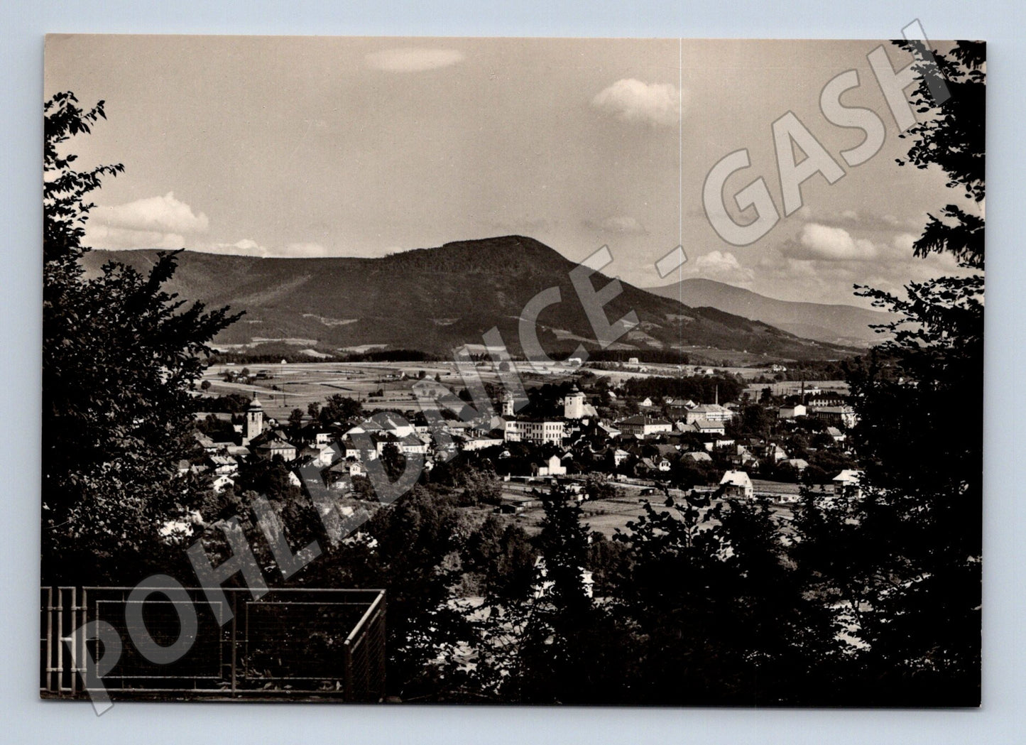 Pohlednice Frenštát p. Radhoštěm výhled z Bartošovy vyhlídky (M24159)