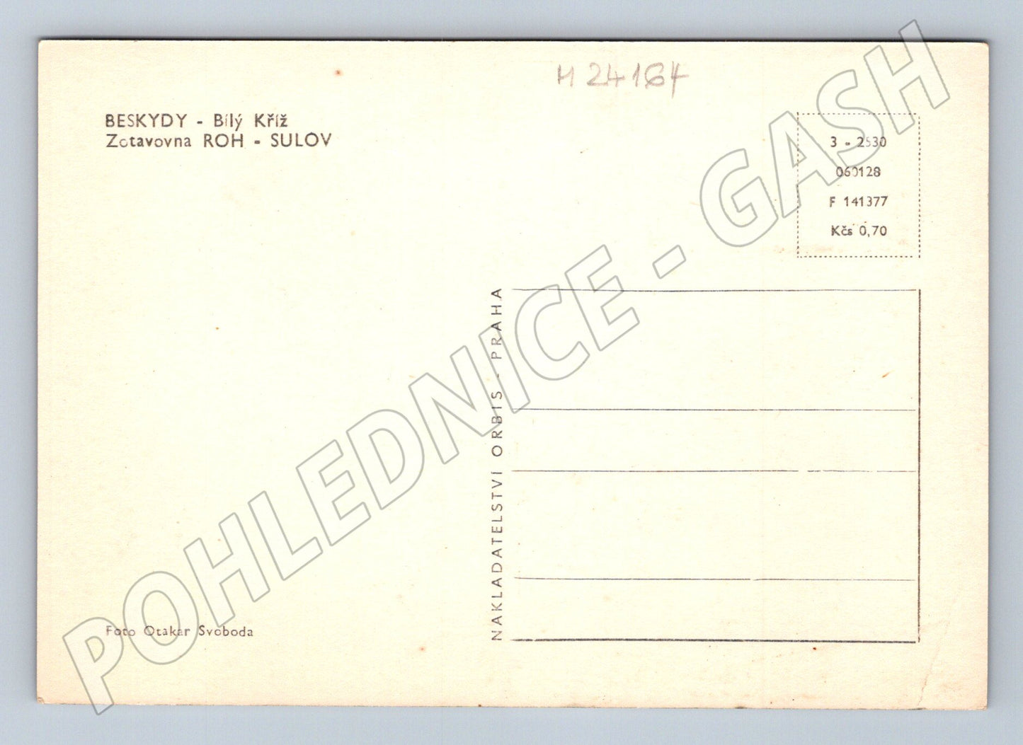 Pohlednice Beskydy Bílý Kříž Zotavovna ROH SULOV (M24164)