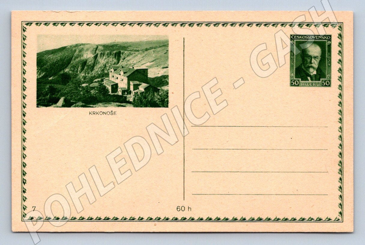Pohlednice Krkonoše 1 republika Masaryk (M2417)