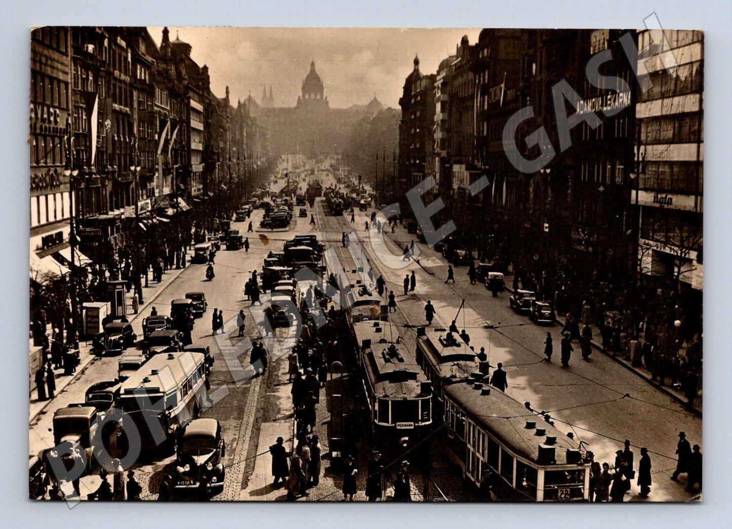 Pohlednice Praha Václavské náměstí 1948 (M24191)