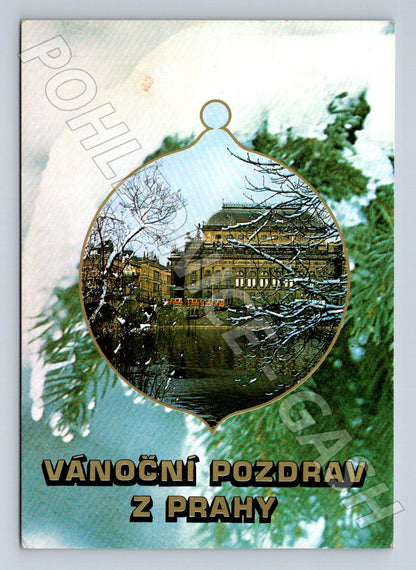 Pohlednice Praha Vánoční pozdrav 1972 (M24196)