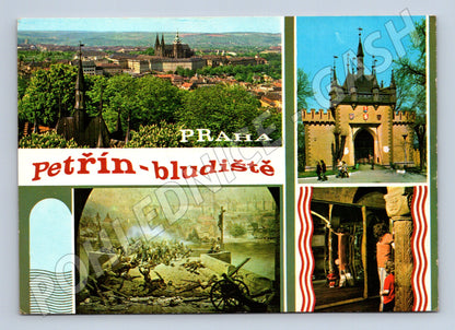 Pohlednice Praha Petřín bludiště Karlův most (M24202)