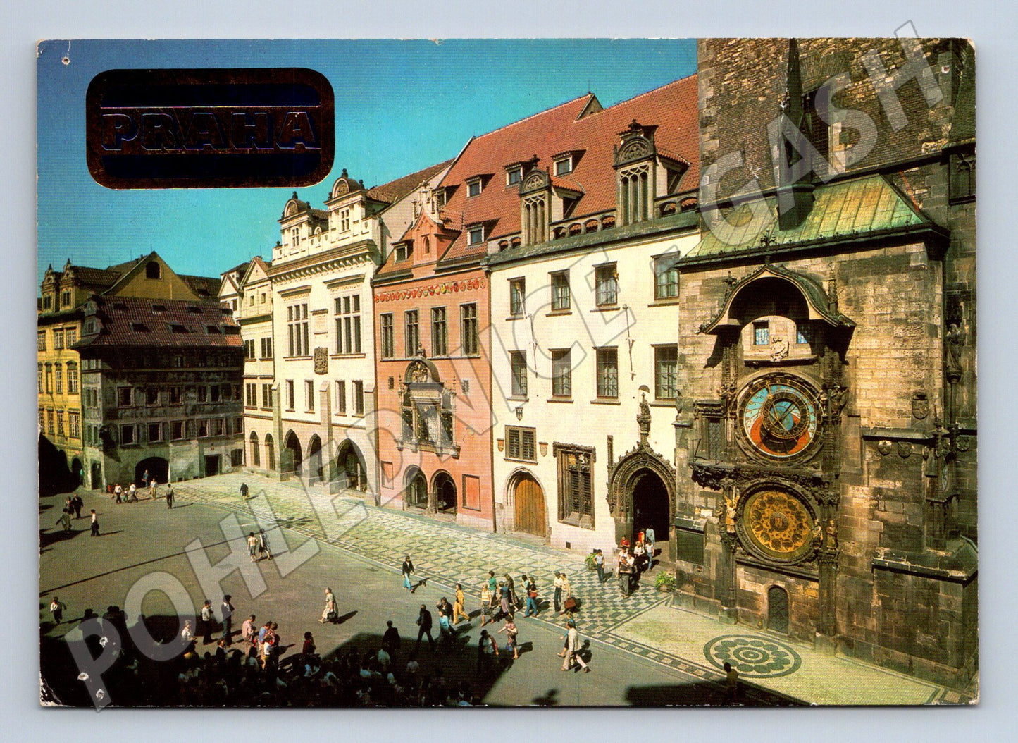 Pohlednice Praha Staroměstské náměstí Orloj 1984 (M24205)