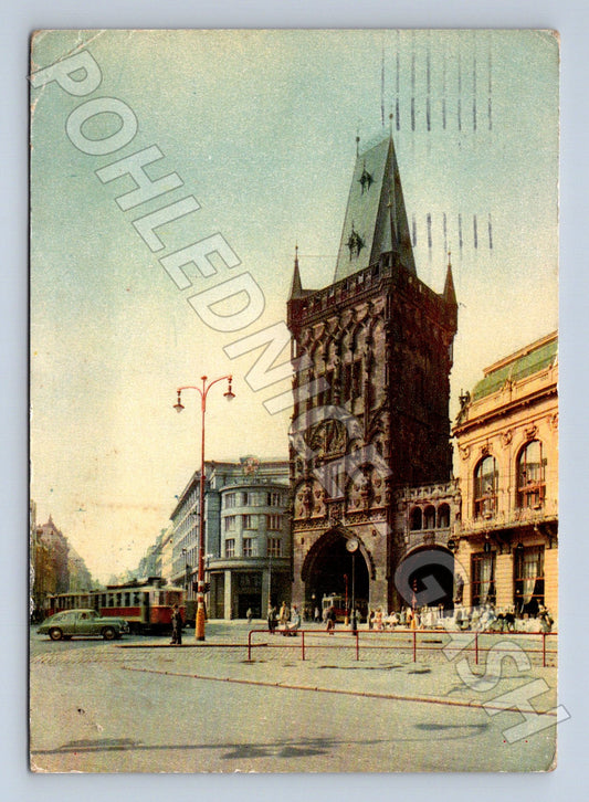Pohlednice Praha Prašná brána 1961 (M24206)