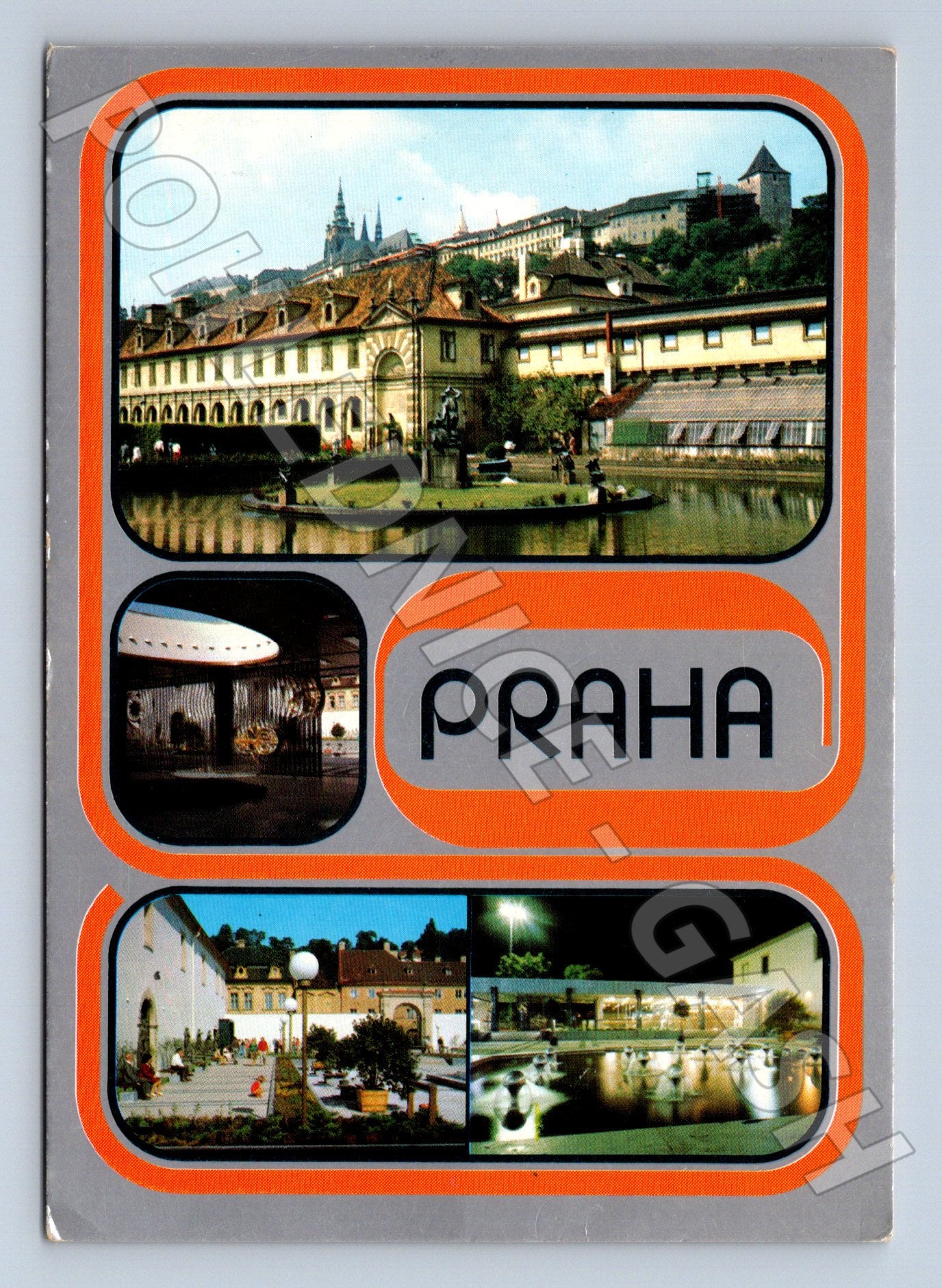 Pohlednice Praha různé motivy 1992 (M24207)