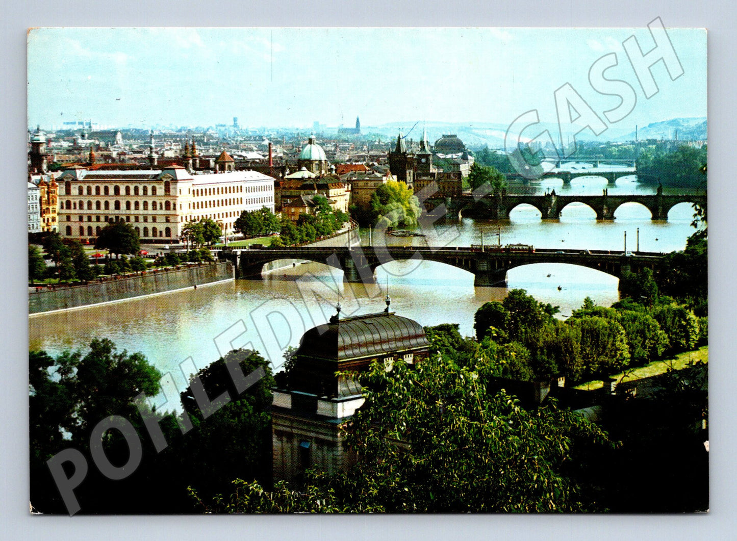 Pohlednice Praha Vltava mosty 1978 (M24209)