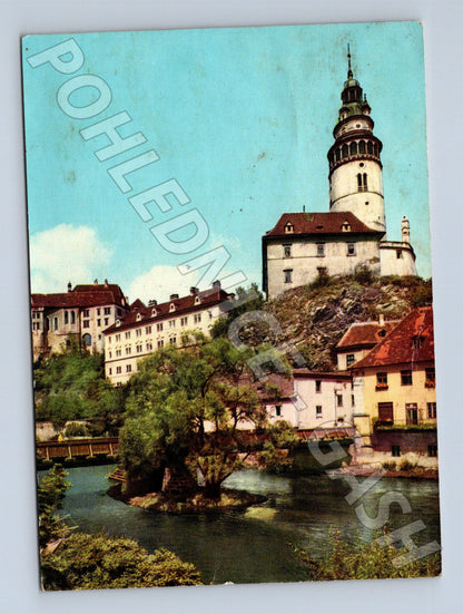 Pohlednice Český Krumlov hrad nad Vltavou (M24210)
