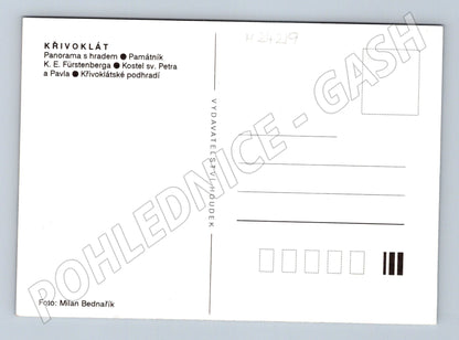 Pohlednice Křivoklát hrad a okolí (M24219)