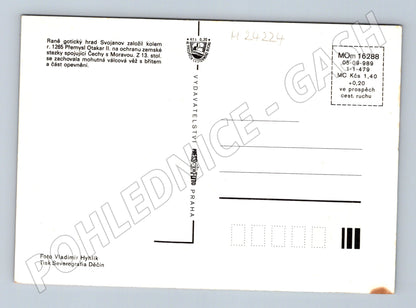 Pohlednice Svojanov hrad koláž 1989 (M24224)