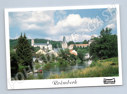 Pohlednice Rožmberk hrad a město (M24228)