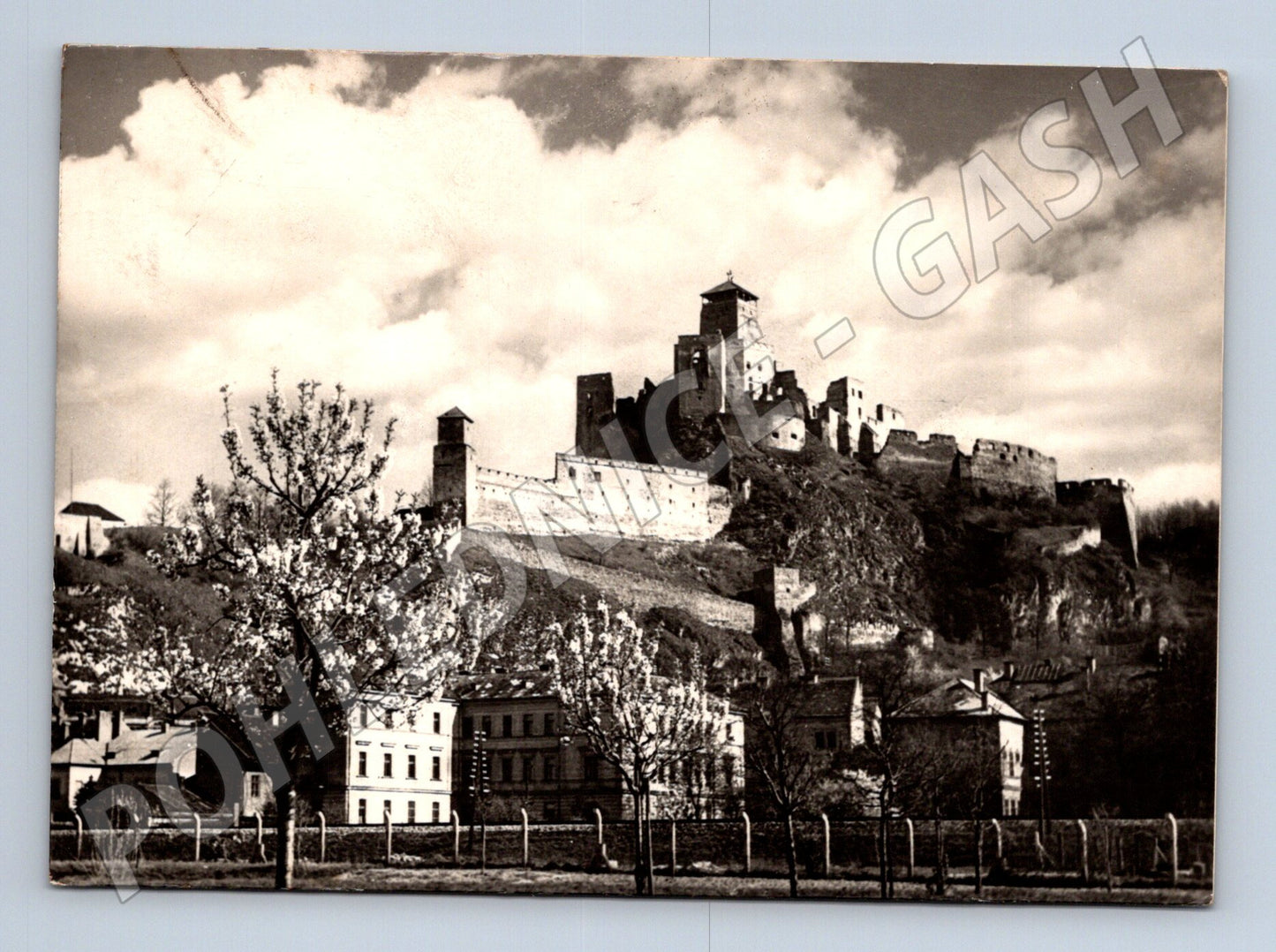 Pohlednice Slovensko Trenčín hrad 1961 (M24236)