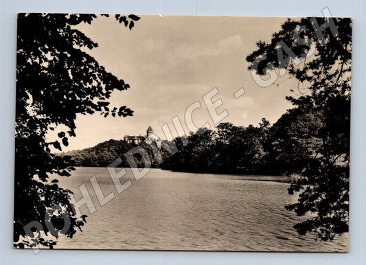 Pohlednice Konopiště zámek od rybníka (M24238)