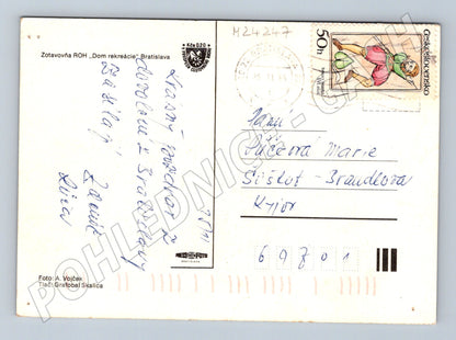 Pohlednice Slovensko Bratislava Dom rekreácie 1989 (M24247)
