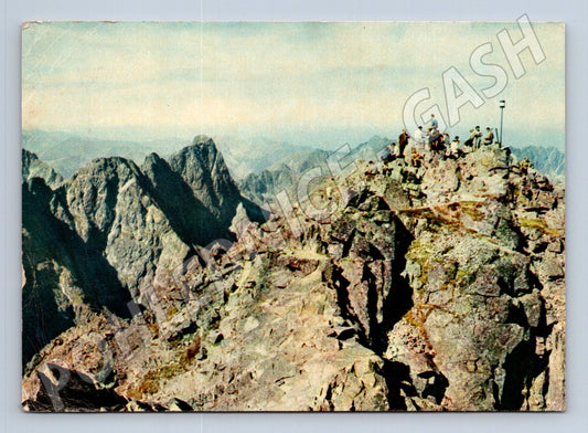 Pohlednice Slovensko Vysoké Tatry Rysy s lidmi (M24248)