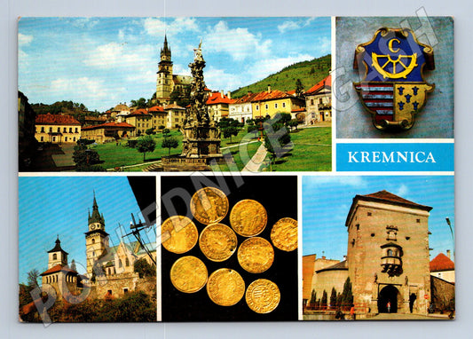 Pohlednice Slovensko Kremnica více motivů 1971 (M24252)