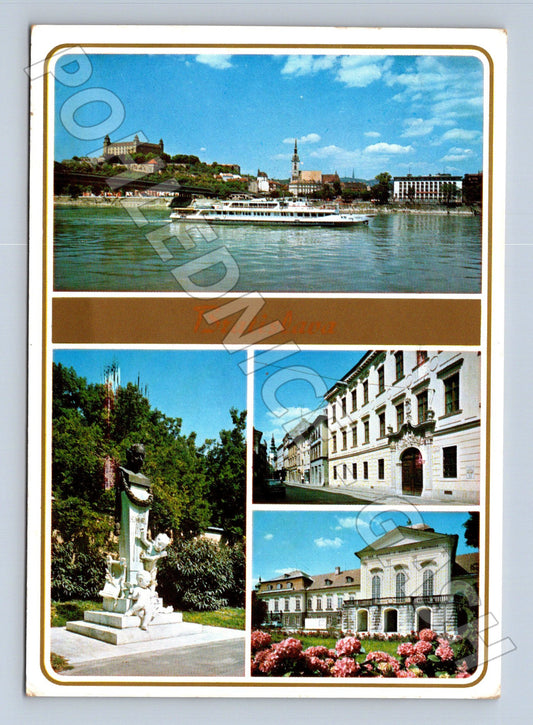 Pohlednice Slovensko Bratislava různé pohledy 1985 (M24253)
