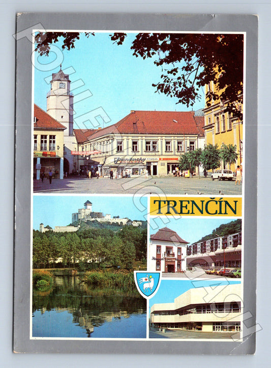 Pohlednice Slovensko Trenčín koláž městských motivů (M24256)