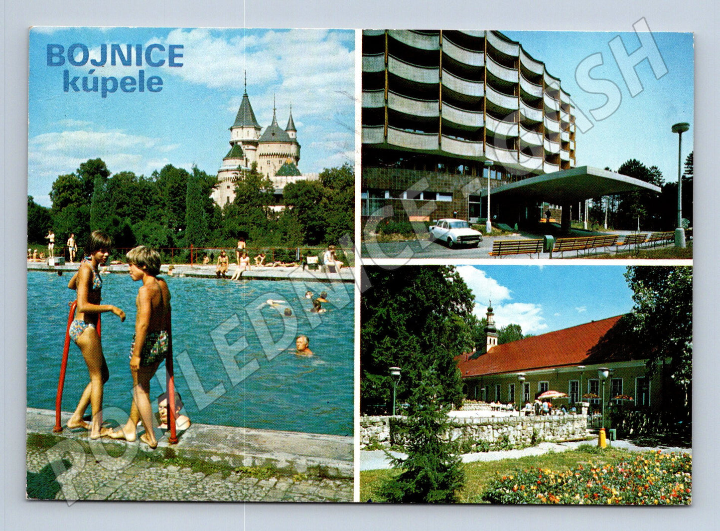 Pohlednice Slovensko Bojnice kúpele zámek (M24259)