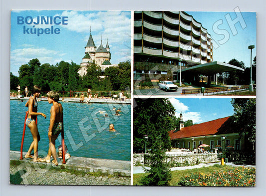 Pohlednice Slovensko Bojnice kúpele zámek (M24259)