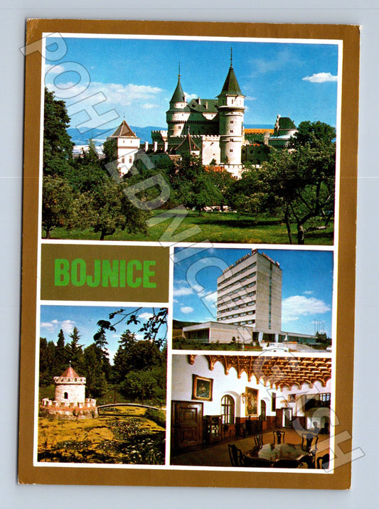 Pohlednice Slovensko Bojnice zámek a hotel (M24260)