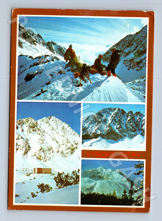 Pohlednice Slovensko Vysoké Tatry horolezci 1981 (M24263)