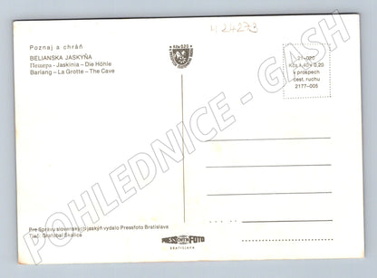 Pohlednice Slovensko Belianska jaskyňa (M24273)