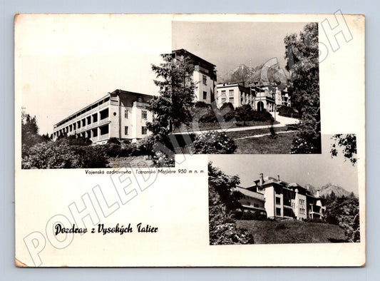 Pohlednice Slovensko Tatranské Matliare Vojenská ozdravovňa (M24276)