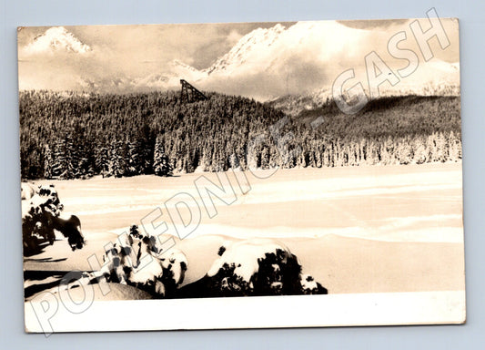 Pohlednice Slovensko Štrbské pleso zimní krajina 1932 (M24282)