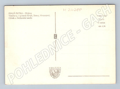 Pohlednice Slovensko Malá Fatra Tiesňavy hory (M24288)
