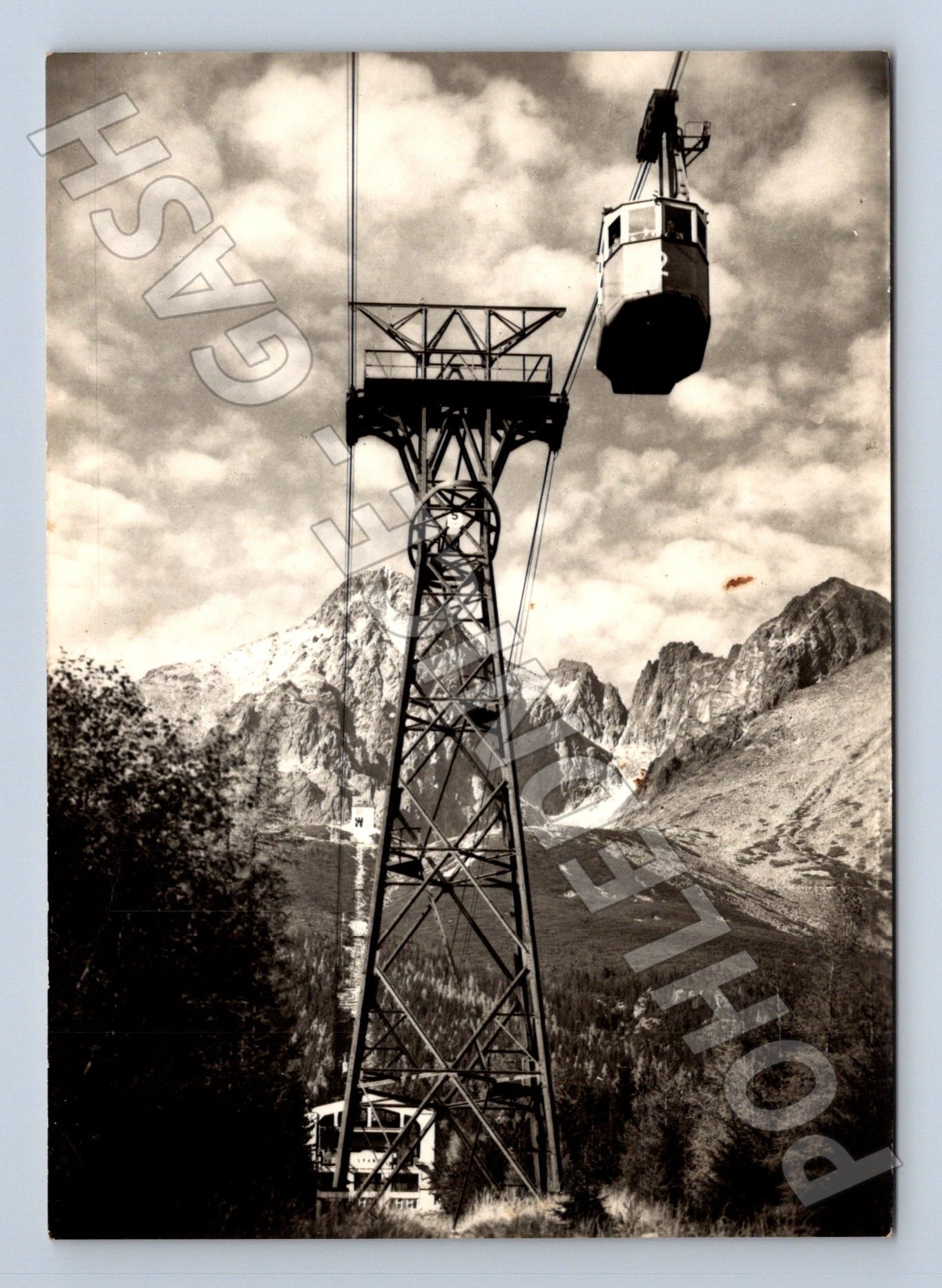 Pohlednice Slovensko Vysoké Tatry lanovka 1967 (M24290)