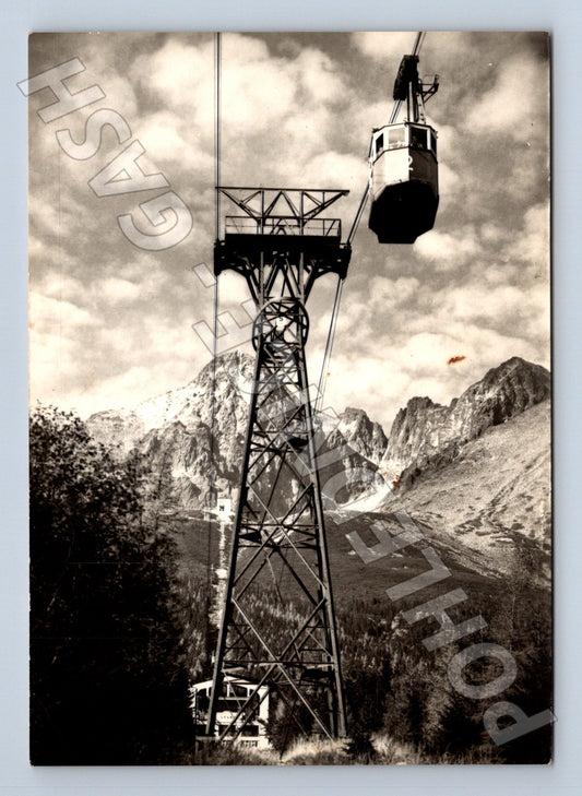 Pohlednice Slovensko Vysoké Tatry lanovka 1967 (M24290)