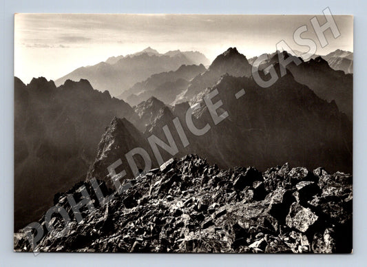 Pohlednice Slovensko Vysoké Tatry Gerlachovský štít 1957 (M24292)
