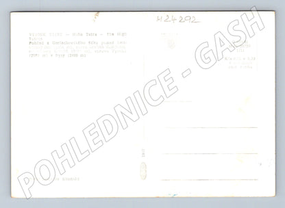 Pohlednice Slovensko Vysoké Tatry Gerlachovský štít 1957 (M24292)