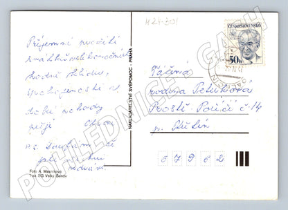 Pohlednice Velikonoce vejce květiny 1979 (M24301)