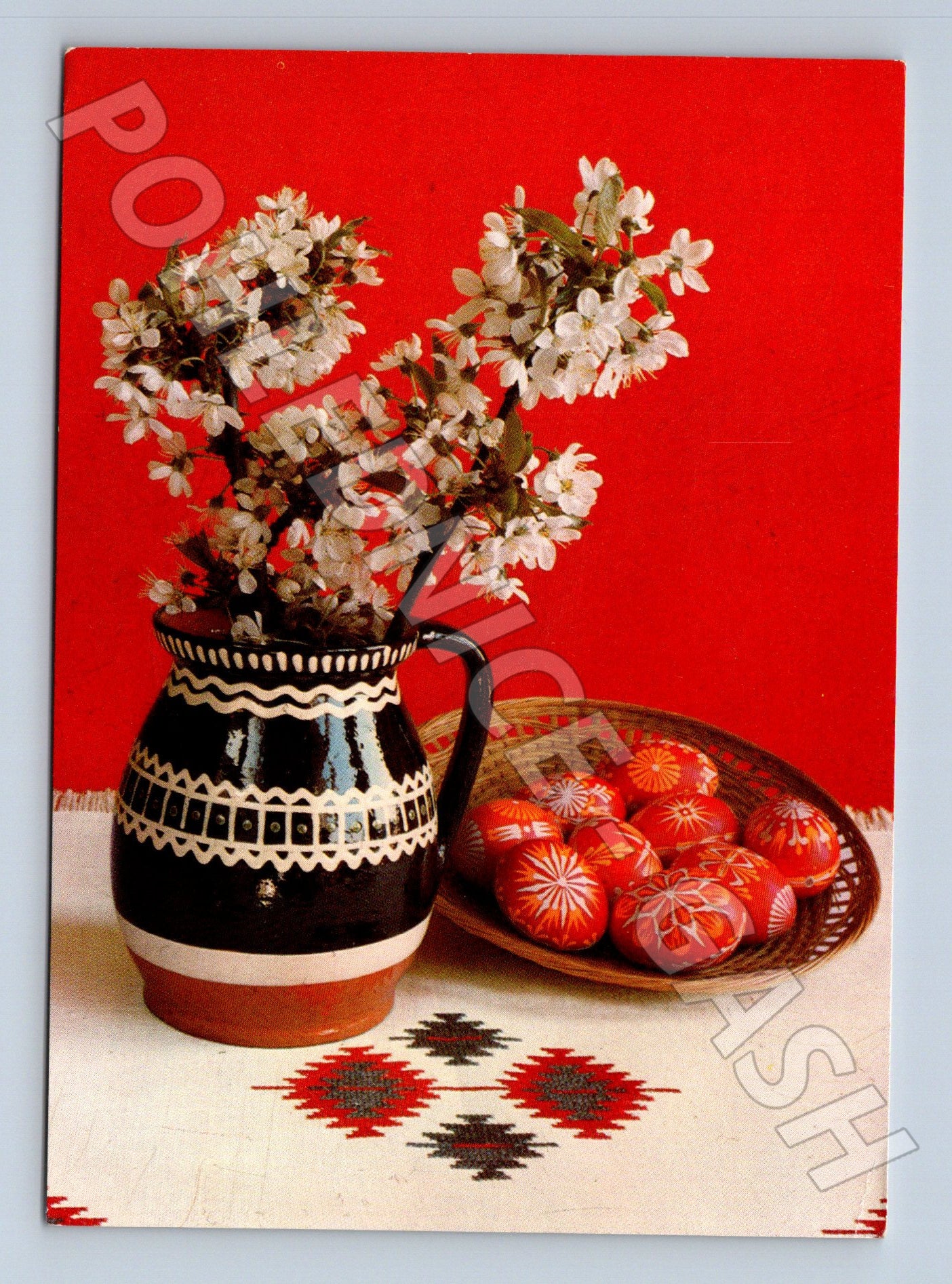 Pohlednice Slovensko velikonoční motiv 1980 (M24312)