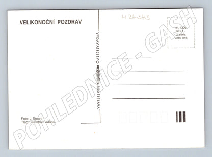 Pohlednice Slovensko Velikonoční vajíčka (M24343)