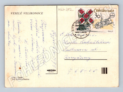 Pohlednice Velikonoční vajíčka 1979 (M24382)