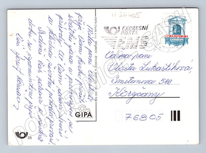 Pohlednice Velikonoce pomlázky a květy 1993 (M24405)