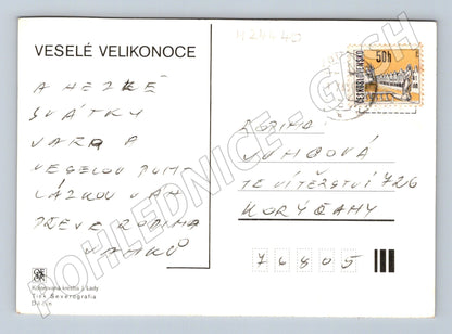 Pohlednice Josef Lada velikonoce vesnice 1961 (M24440)