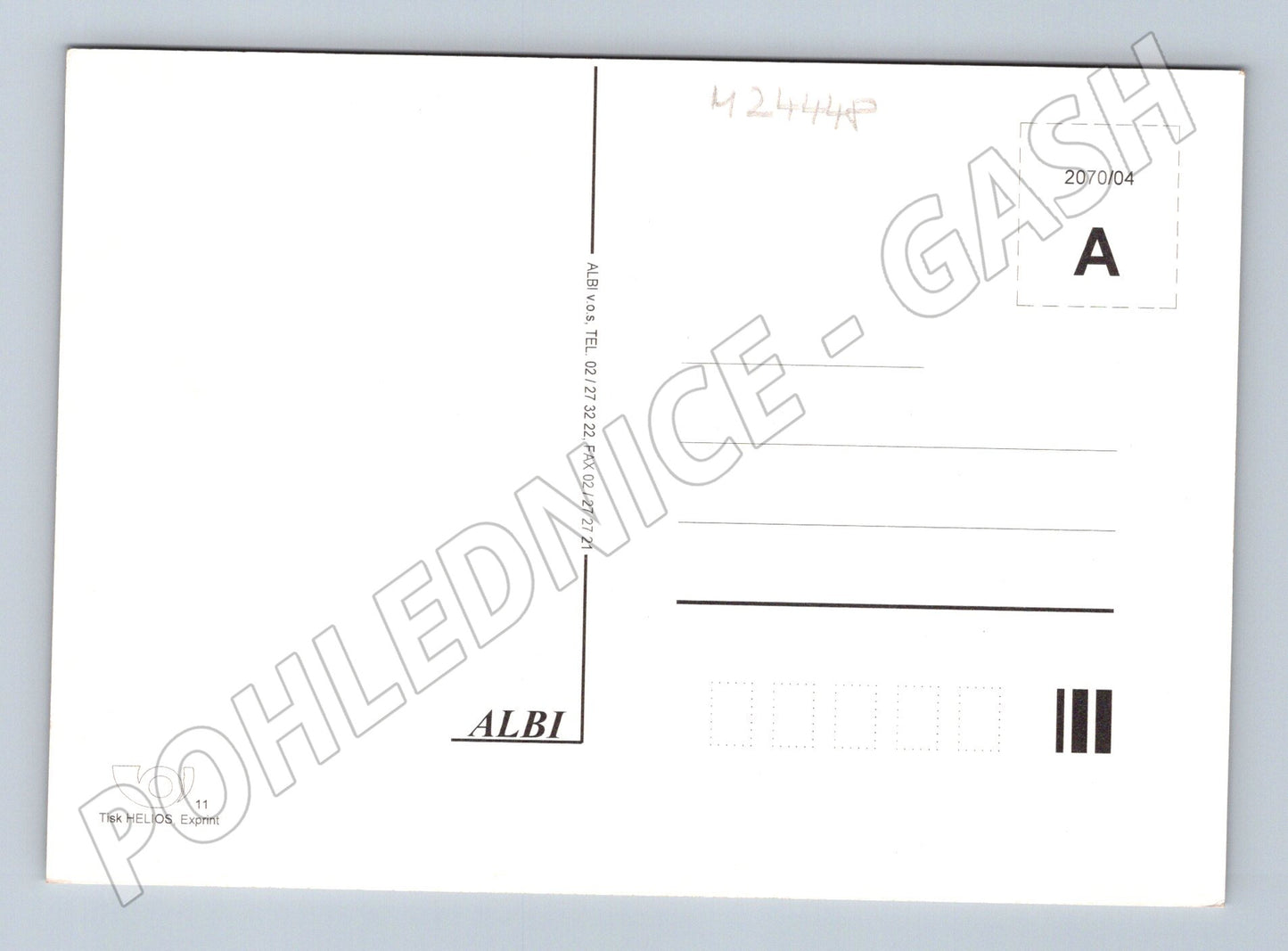 Pohlednice velikonoční motiv kočičky zvonek (M24448)